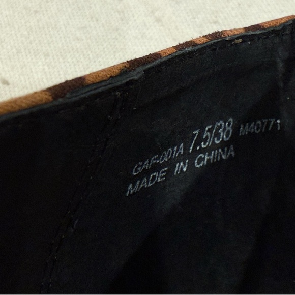 [New with Defects] Chinese Laundry Gavin Leopard Print Size 7.5 - Picture 10 of 12